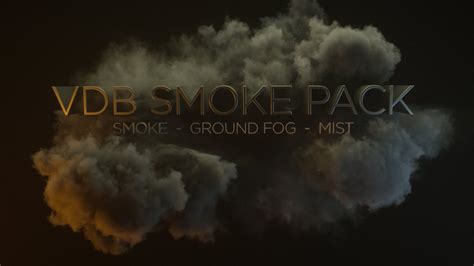 VDB Smoke Pack Volume 1: Animated .